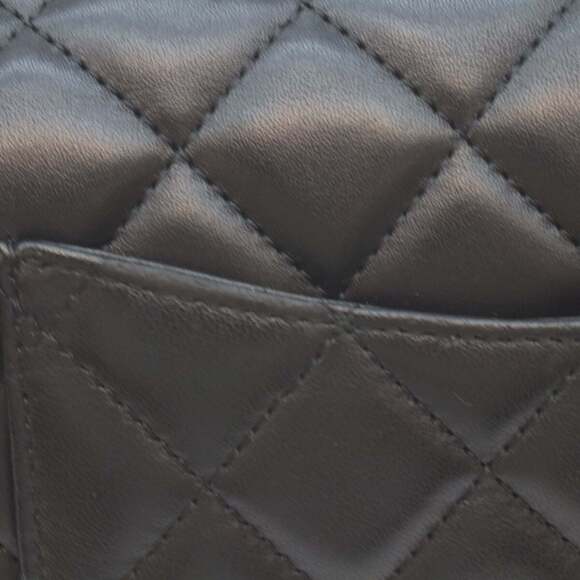 CHANEL A69900 Lamb So Black Mini Matelasse 20 Shoulder Bag, with Hardware, Wo... - Picture 6 of 11